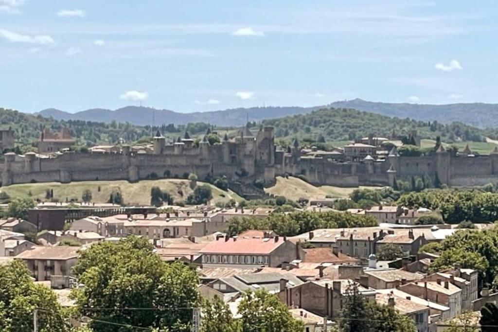 Le Panoramique - Sublime Vue Sur La Cite Apartment Carcassonne Ngoại thất bức ảnh