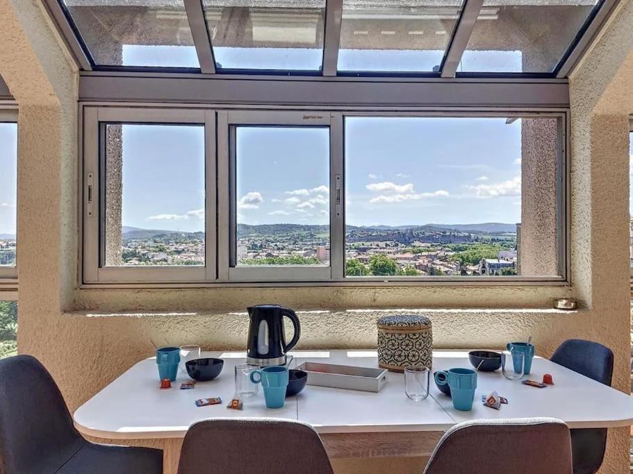 Le Panoramique - Sublime Vue Sur La Cite Apartment Carcassonne Ngoại thất bức ảnh